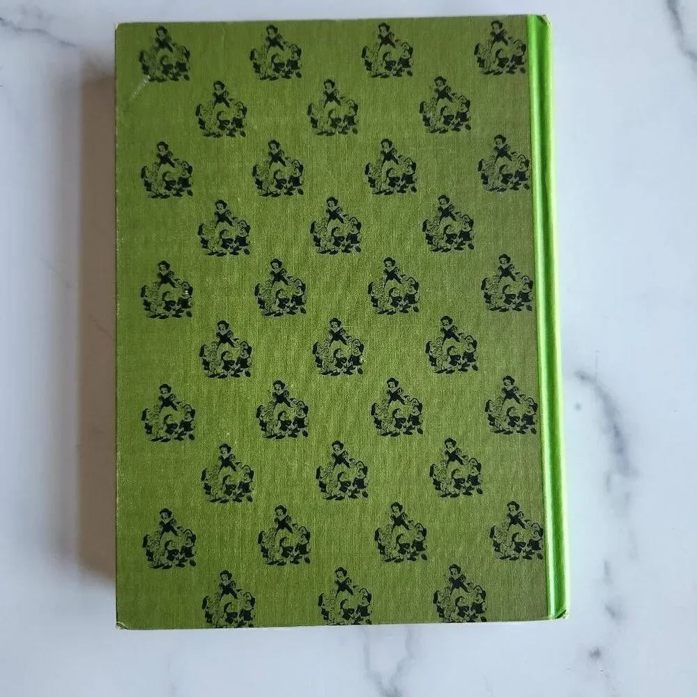 Walt Disney the wonderful worlds of nature pine Green Snow White hardback vintag